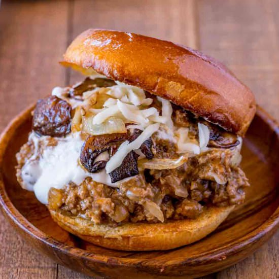 Beef Stroganoff Sloppy Joes