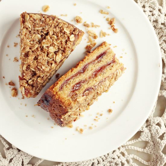 Yeasted Plum Coffee Cake