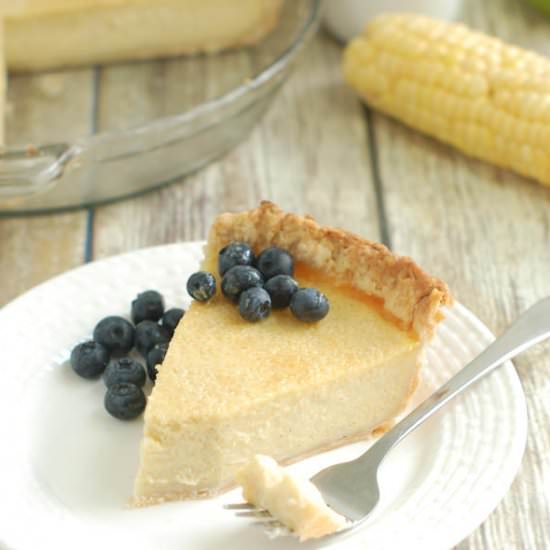 Sweet Corn Buttermilk Pie