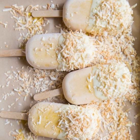 Mango Jackfruit Popsicles