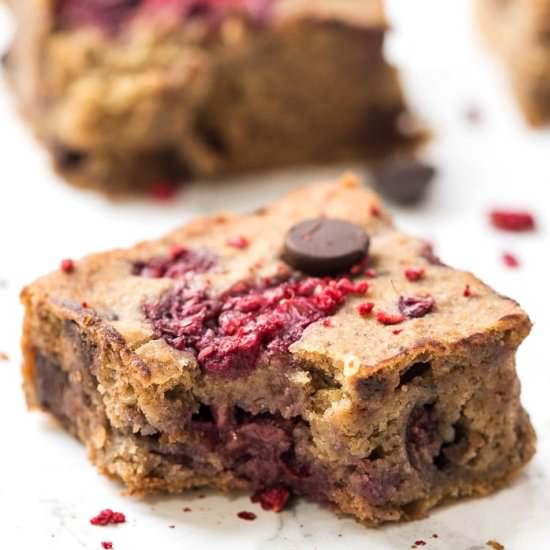 Raspberry Chocolate Protein Bars