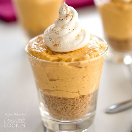No Bake Pumpkin Cheesecake
