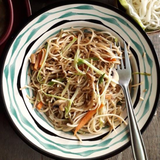 Veg Hakka Noodles