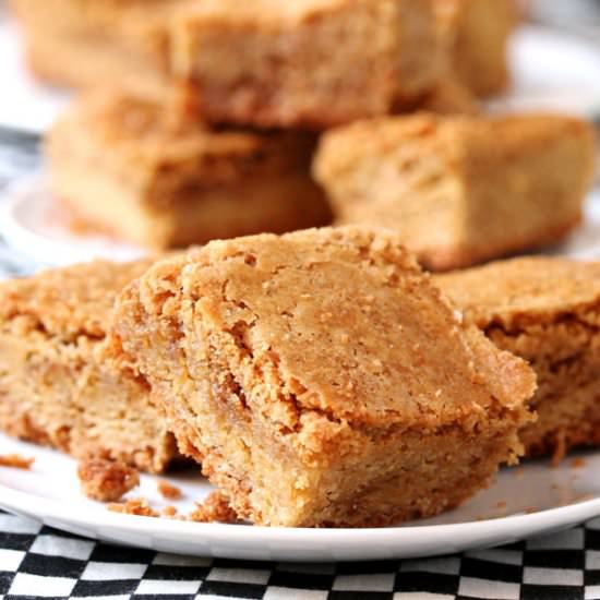 Biscoff Cookie Butter Blondies