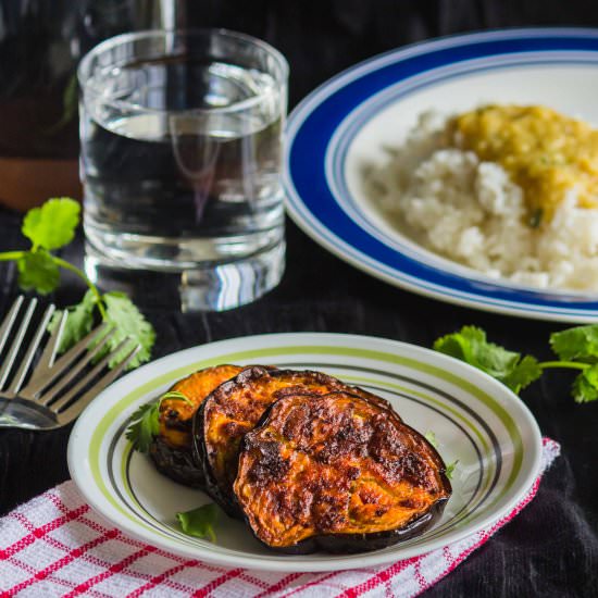 Pan Fried Aubergine