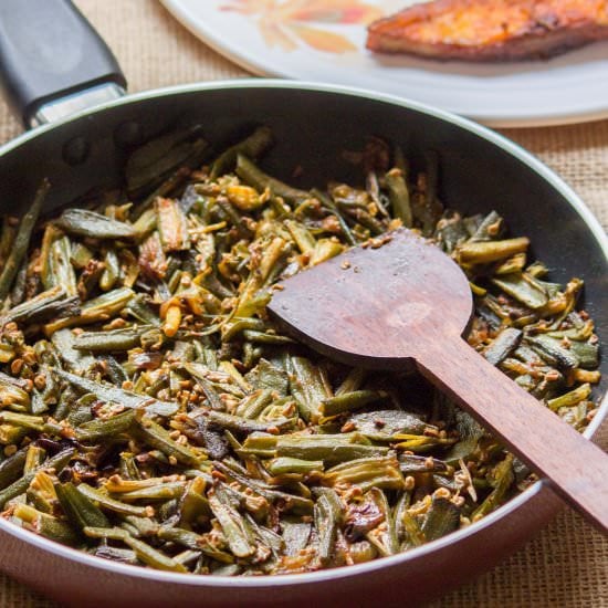 Lady Finger Stir fry