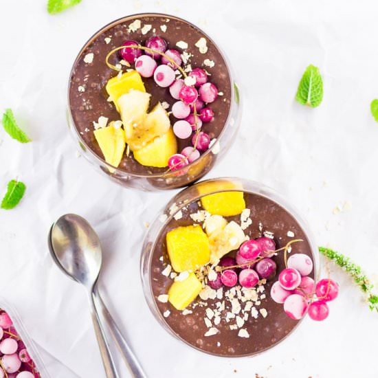 Superfood Chocolate Chia Pudding