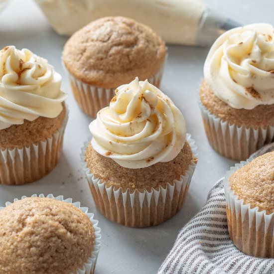 Gluten-Free Chai Cupcakes