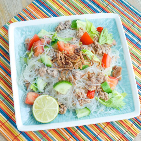 thai glass noodles salad