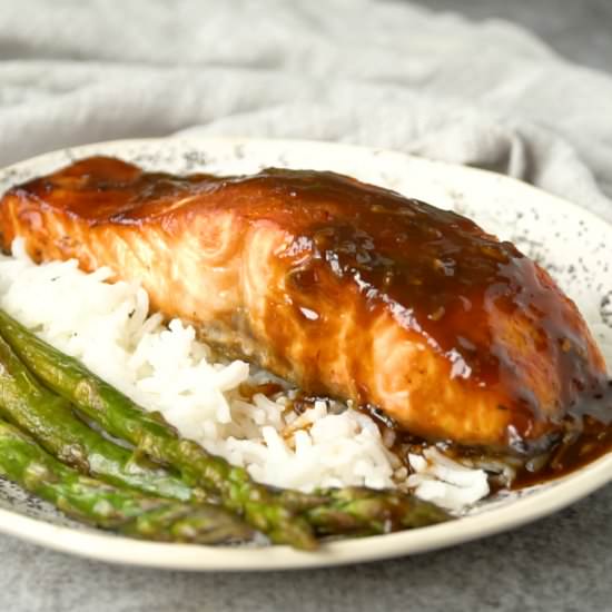 Honey Miso Glazed Salmon