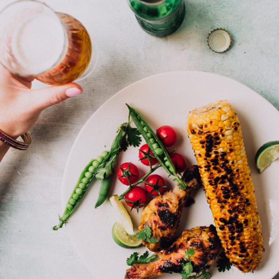 Grilled Sweet & Spicy Lime Chicken