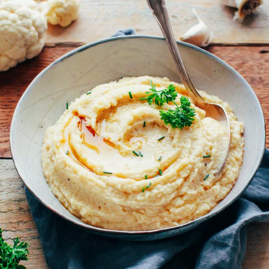 Celery Root & Cauliflower Puree