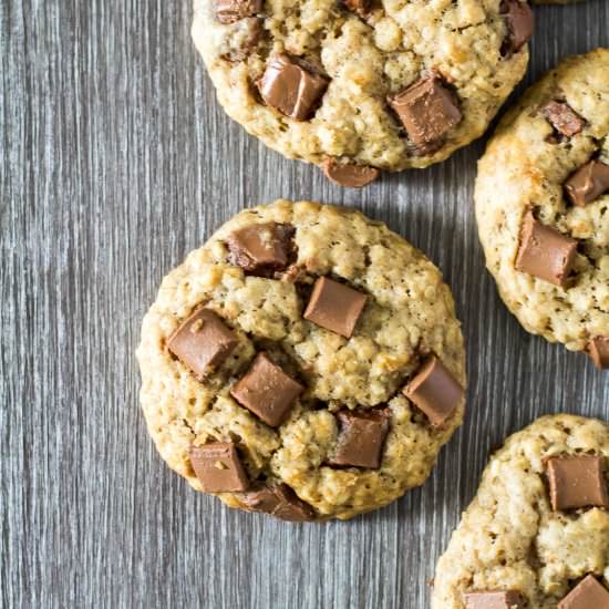 Banana Oatmeal Cookies