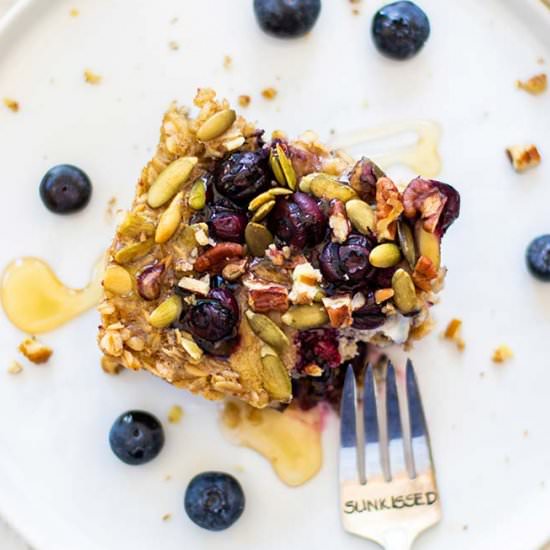 Blueberry Baked Oatmeal