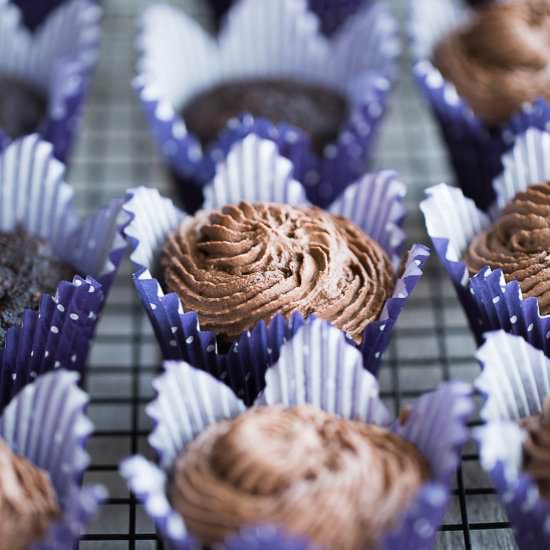 Chocolate Zucchini Cupcakes