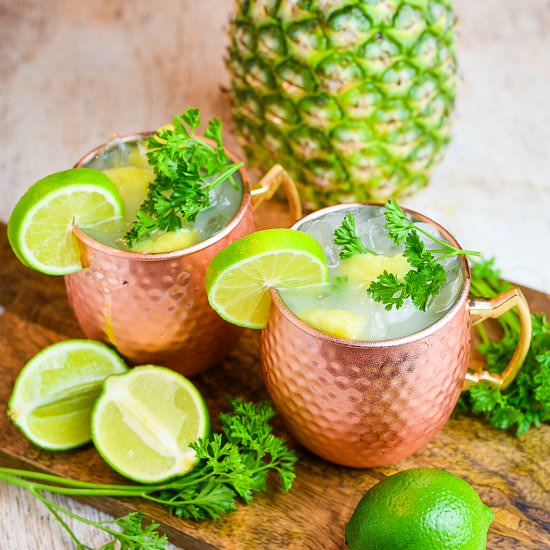 Pineapple Coconut Moscow Mule