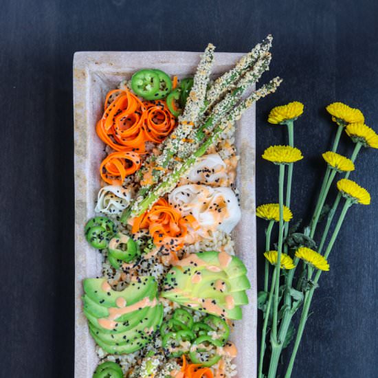 Crispy Spicy Sushi Bowl