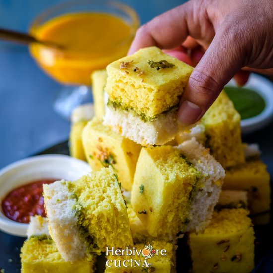 Sandwich Dhokla
