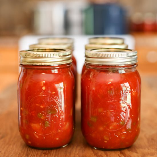 Canning Homemade Salsa