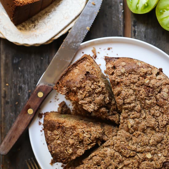 Green Tomato and Stem Ginger Cake