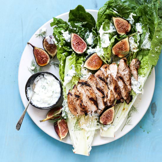 Grilled Chicken and Romaine Salad