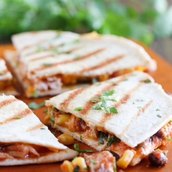Grilled Chicken Quesadillas