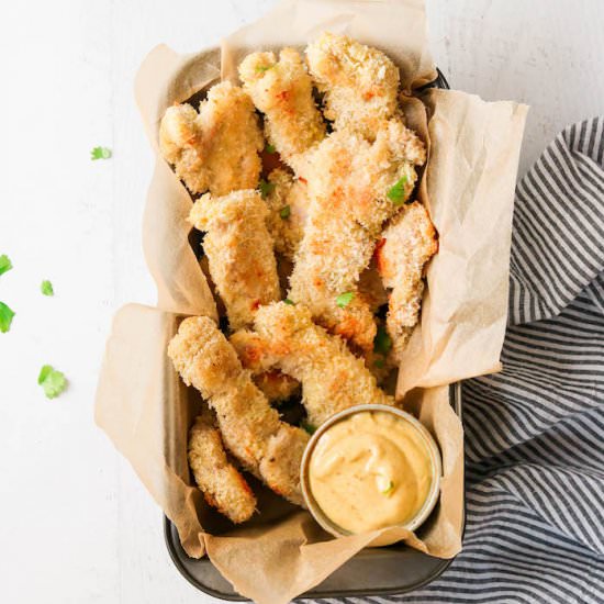Crispy Paleo Coconut Chicken