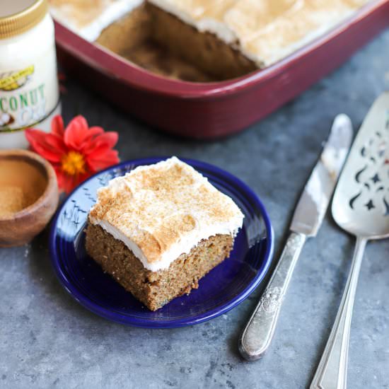 Brown Sugar Cinnamon Zucchini Cake