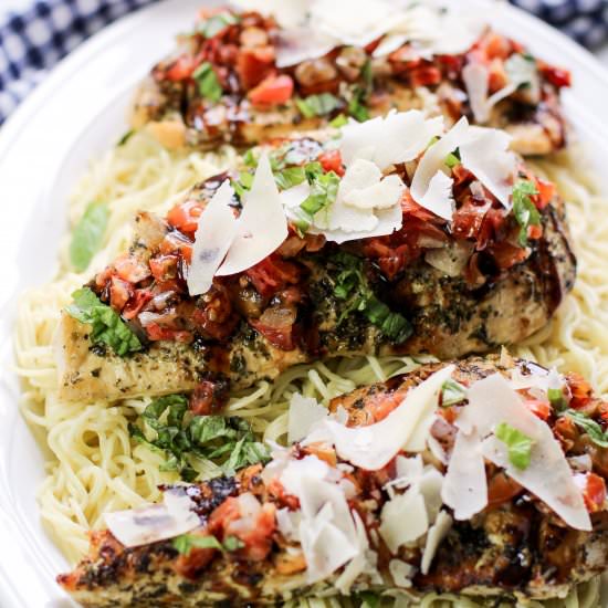 Easy Bruschetta Chicken