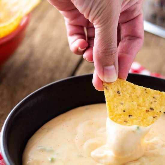 Roasted Jalapeno Cheese Dip