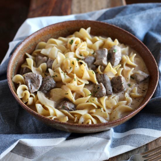 Beef Stroganoff