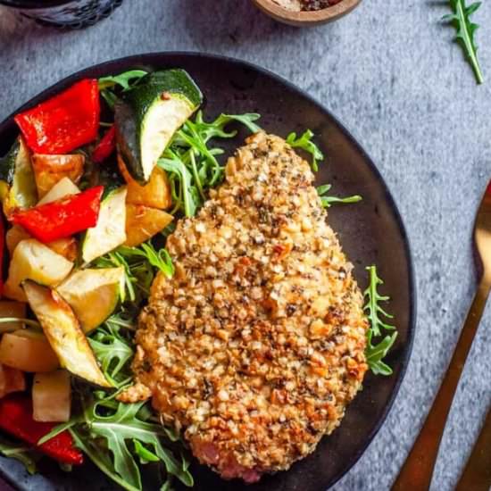Herb and Quinoa Crusted Chicken
