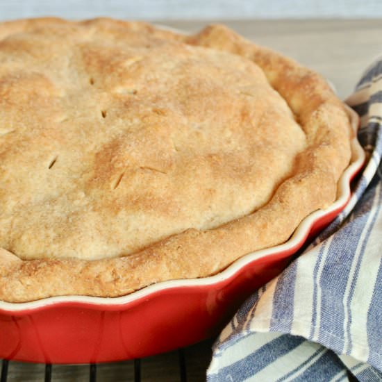 Sweet & Buttery Sourdough Pie Crust