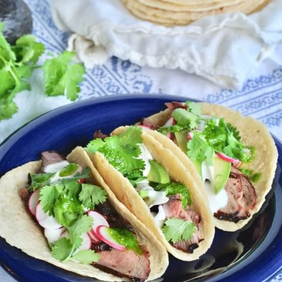 Homemade Sourdough Corn Tortillas