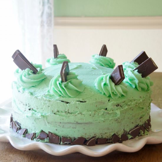Chocolate Mint Layer Cake