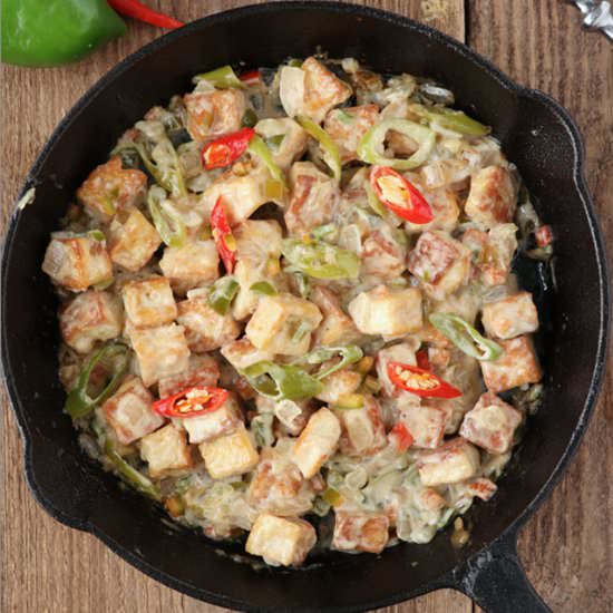 SIZZLING TOFU
