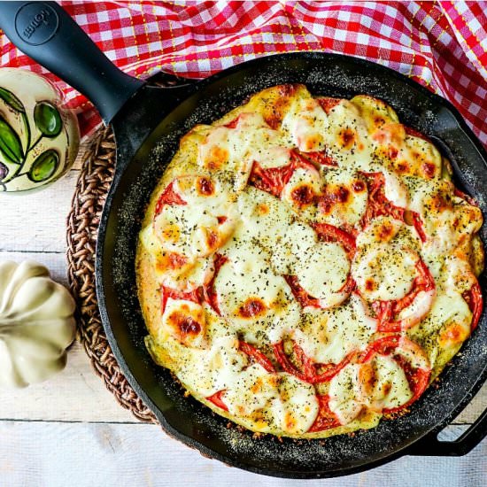 Deep Dish Garlic Lover’s Pizza