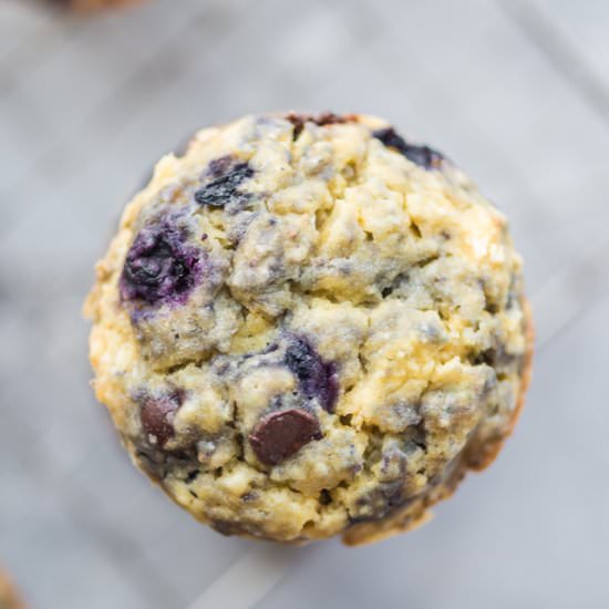 Blueberry Chocolate Chip Muffins