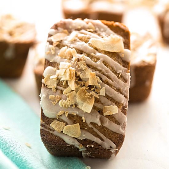 Mini Glazed Honey Loaf Cakes