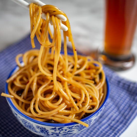 Ginger Scallion Noodles