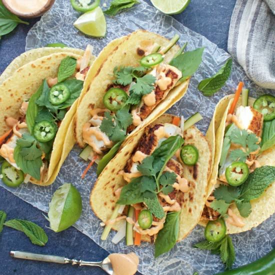 Banh Mi Fish Tacos
