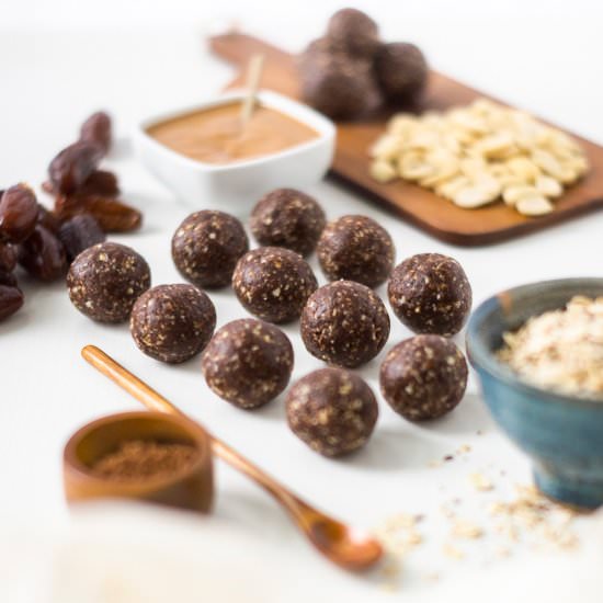 No-Bake Peanut Butter Balls