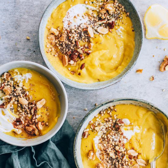 Curried Butternut Red Lentil Soup