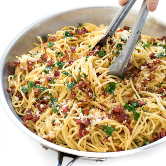 20 Minute Pasta Carbonara