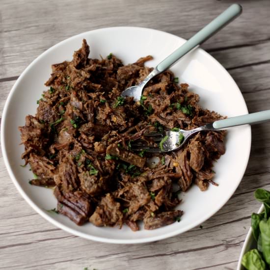 Kid Friendly InstantPot Pulled Beef