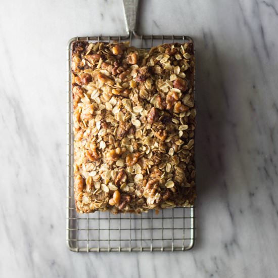 Carrot, Apple & Walnut Bread
