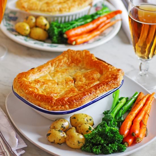 Vegan Mushroom Pot Pie