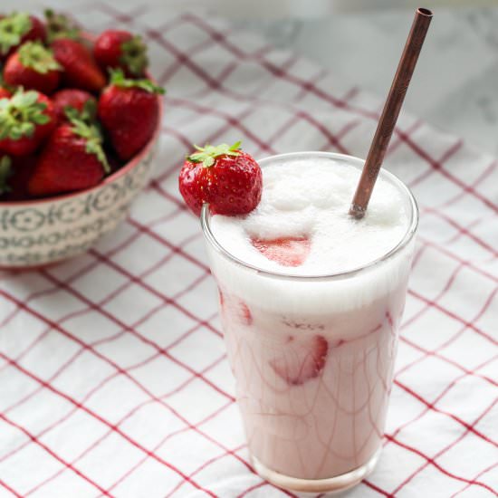 Pink Drink with Coconut Milk