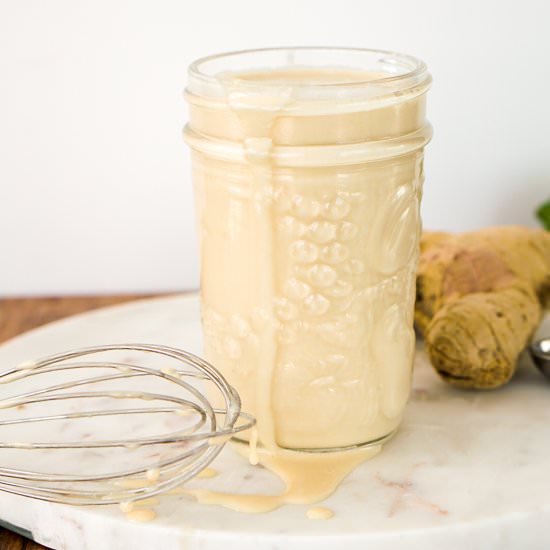Sweet Ginger Tahini Dressing
