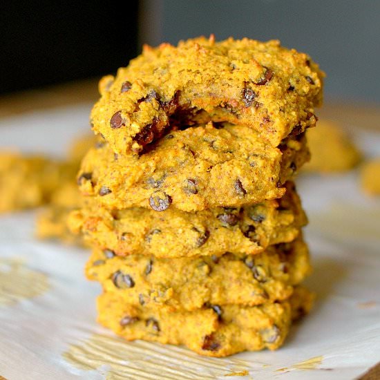 Pumpkin Chocolate Chip Cookies